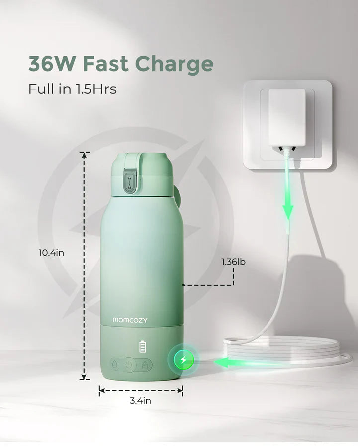 Superfast Portable Breast Milk & Water Warmer for Travel